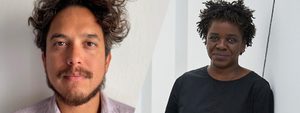 Headshots of Arjuna Neuman & Denise Ferreira da Silva