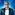 Strictly Come Dancing winner Ore Oduba wears a sparkly blue blazer, glasses, a white shirt and a red tartan bow tie, smiling and looking into the camera. Around him is a blue sparkly background.